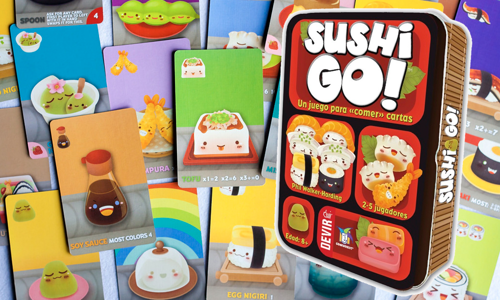SUSHI GO: El juego de cartas que puedes jugar en la pausa comida