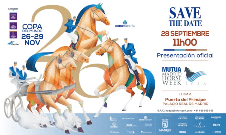 Madrid Horse Week regresa a Madrid con tres Copas del Mundo FEI y una nueva edición repleta de novedades